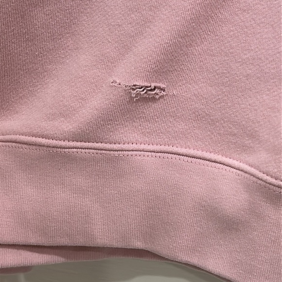 SET ACTIVE Light Pink Heavy Crew Neck Sweatshirt - Size Large - Picture 6 of 8
